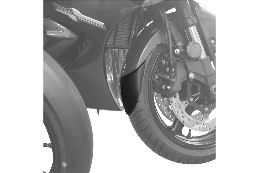 PUIG 6166N Verlängerung des vorderen Schutzblechs  passend fuer YAMAHA FJR1300A Schwarz
