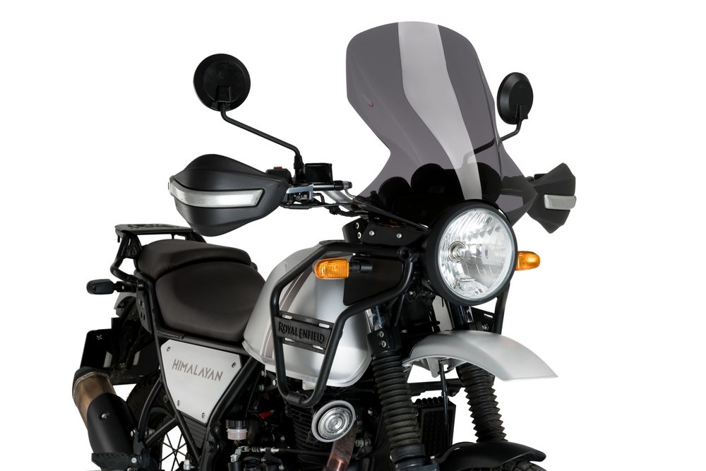 PUIG 21122F Tourenscheibe  passend fuer ROYAL ENFIELD HIMALAYAN 410 Stark getönt