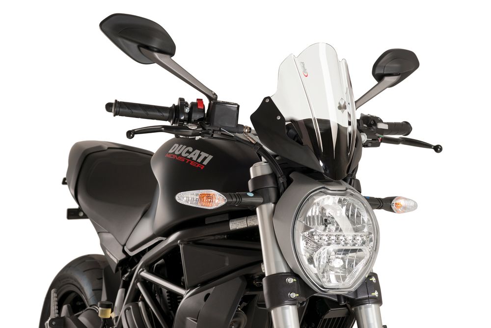 PUIG 8900W Sportscheibe  passend fuer DUCATI MONSTER 1200 Transparent