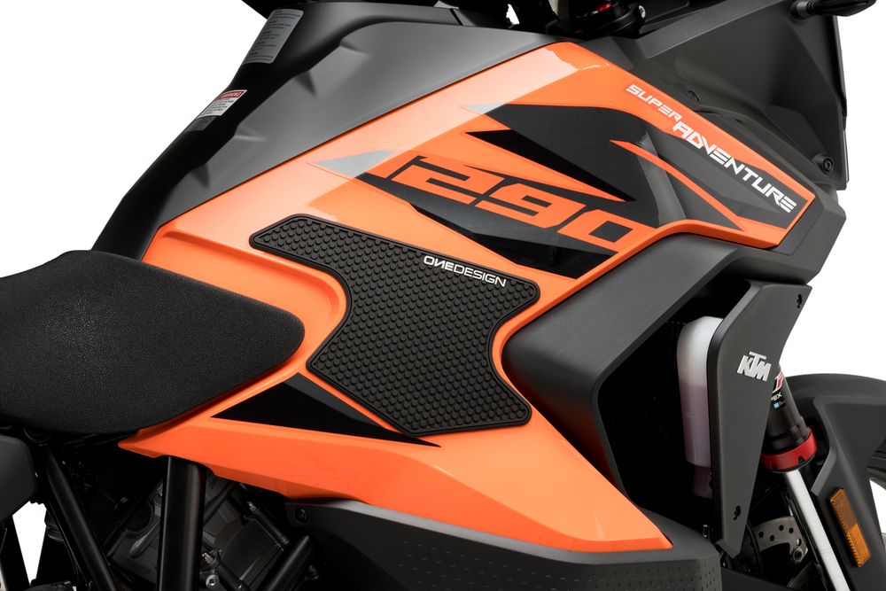 PUIG 20798N Seitliche Tankprotektor  passend fuer KTM 1290 SUPER ADVENTURE R Schwarz