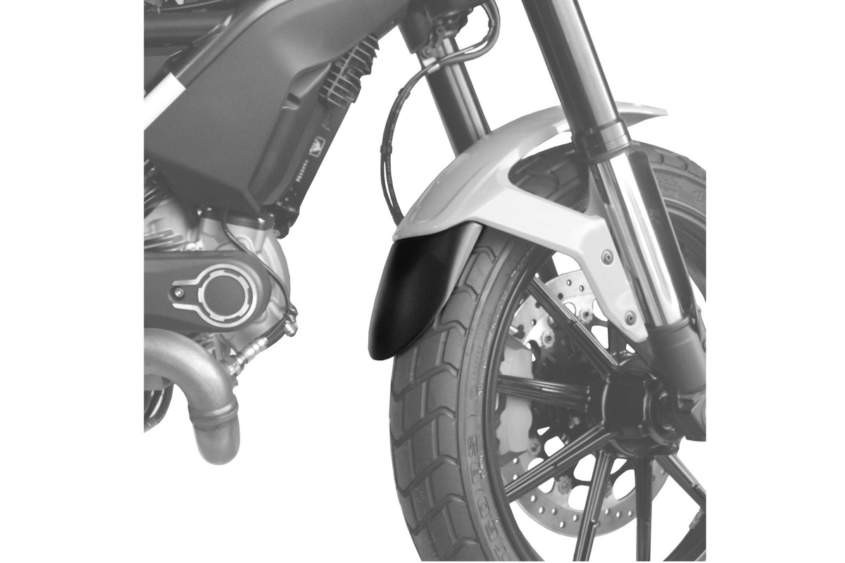 PUIG 9023N Verlängerung des vorderen Schutzblechs  passend fuer DUCATI SCRAMBLER ICON Schwarz