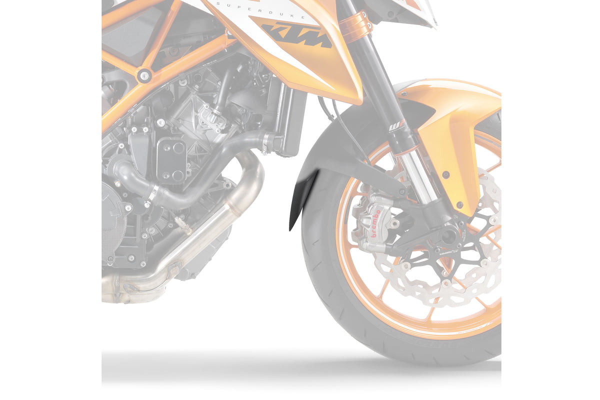 PUIG 9025N Verlängerung des vorderen Schutzblechs  passend fuer KTM 1290 SUPERDUKE GT Schwarz