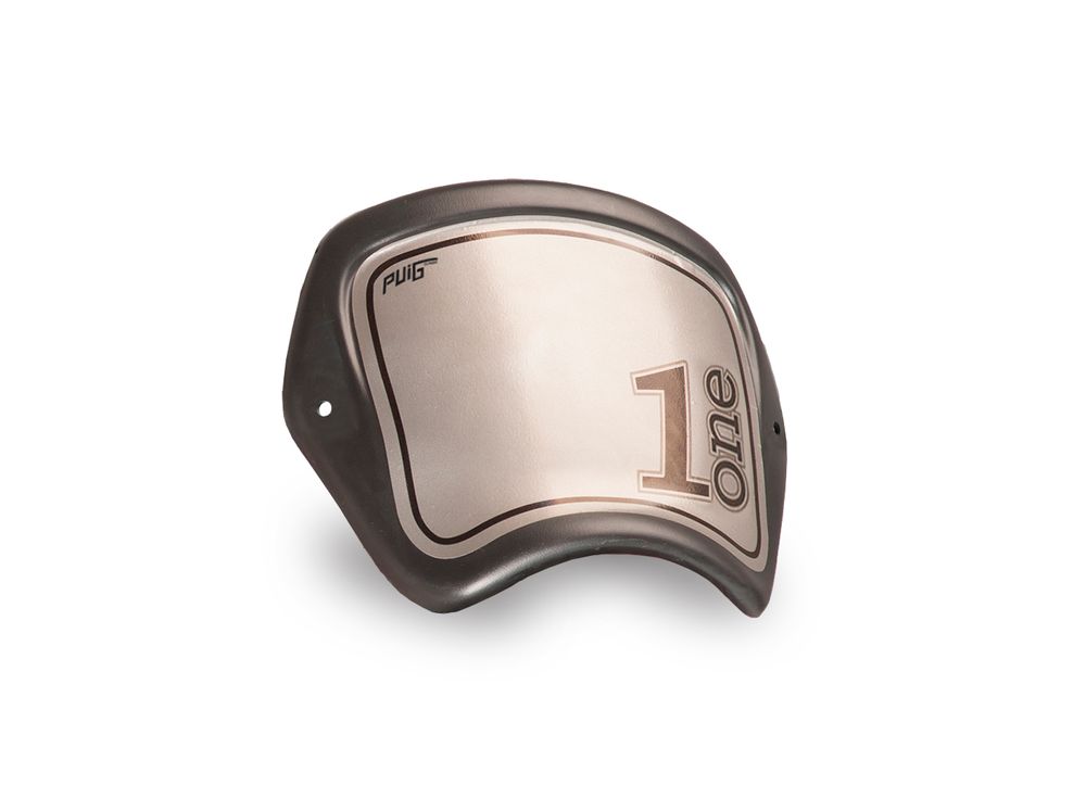 PUIG 3702J Frontplatte ABS  passend fuer HONDA CMX 500 REBEL Mattschwarz