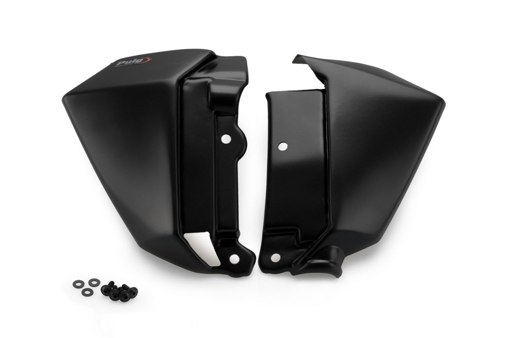 PUIG 9371J Kühlerdeckel  passend fuer KAWASAKI Z650 Mattschwarz