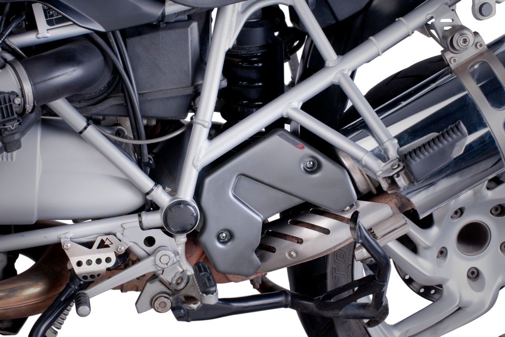 PUIG 6802U Seitenverkleidung unten  passend fuer BMW R1200GS ADVENTURE Grau