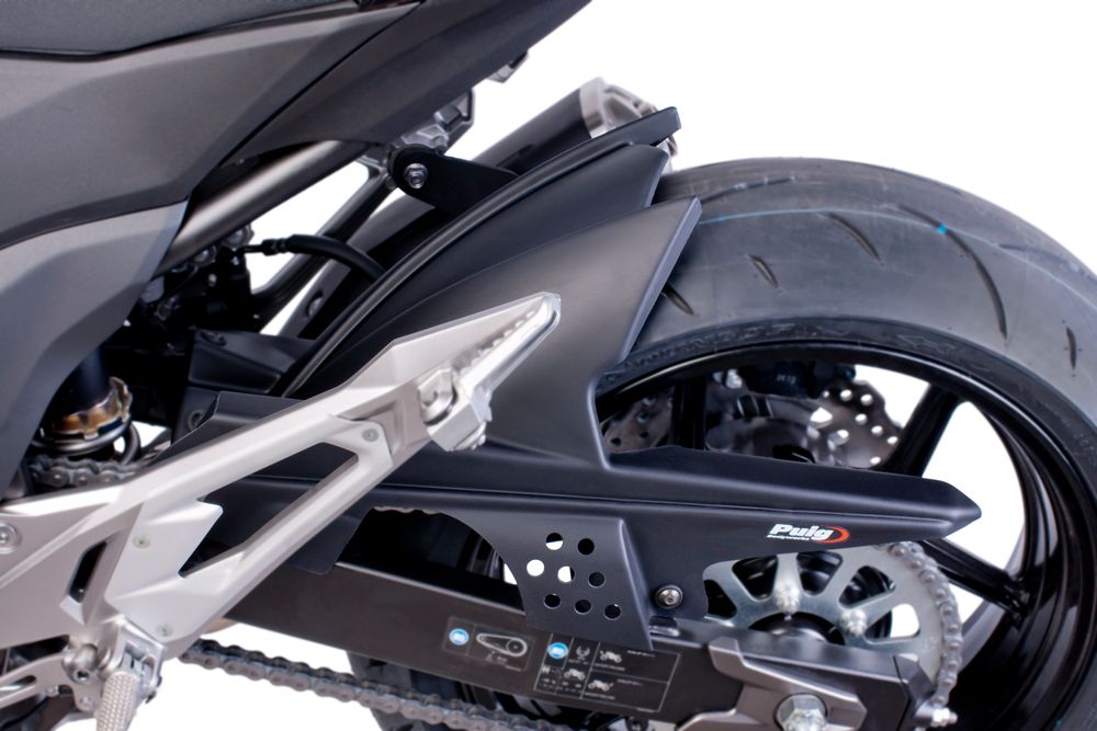 PUIG 6462J Hinterradabdeckungen   passend fuer KAWASAKI Z800 Mattschwarz