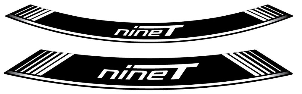 PUIG 9133B Rim Strips Specials  passend fuer BMW R NINET Weiss