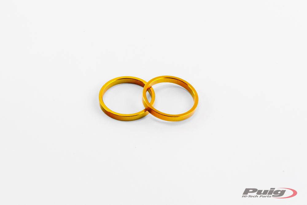 PUIG 9170O Kurze Lenkerendgewichte mit Ring  passend fuer BMW F800R Gold