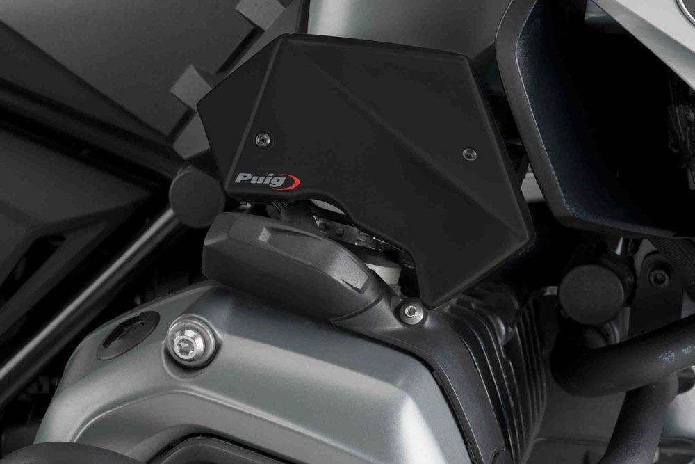 Puig 9175N Nozzle Abdeckung  Kompatibel/Ersatz für BMW R1200GS Schwarz