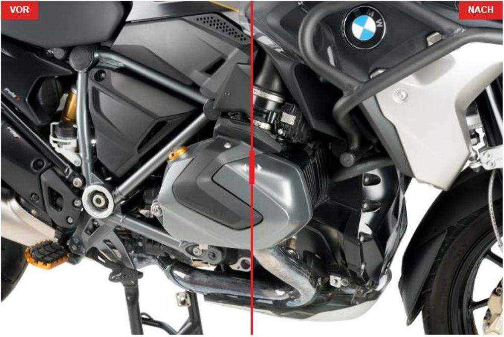 Puig 9175N Nozzle Abdeckung verfügbar für BMW R1200GS Schwarz