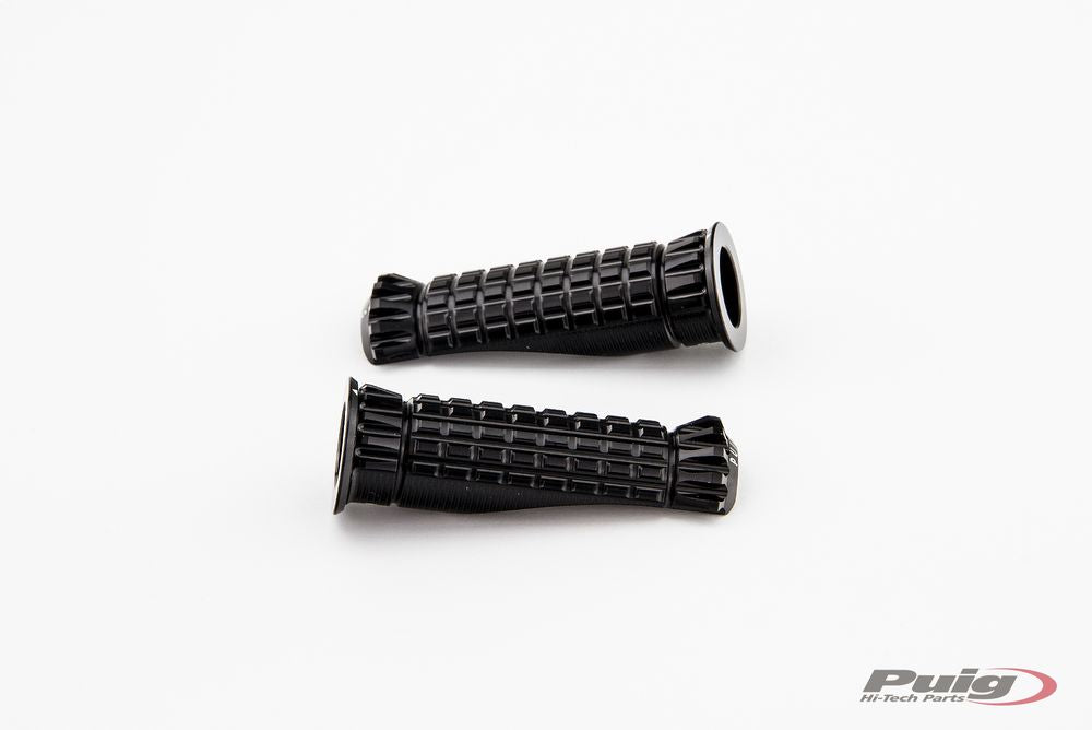 PUIG 9192N R-Fighter Fußrasten  passend fuer YAMAHA T-MAX 560 TECH MAX Schwarz