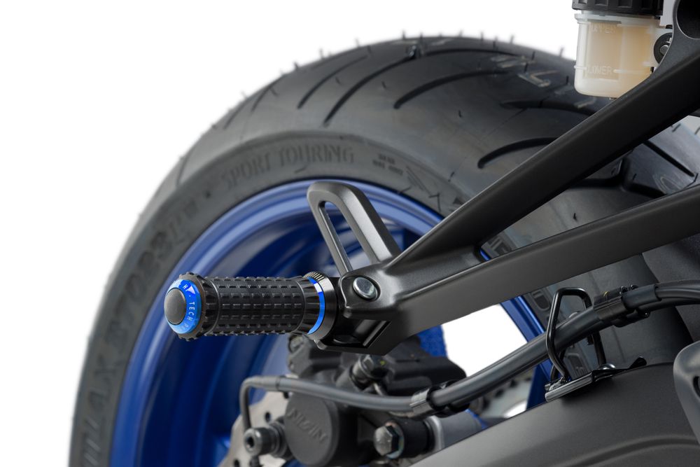 PUIG 9193A R-Fighter S Fußrasten  passend fuer YAMAHA T-MAX 560 TECH MAX Blau