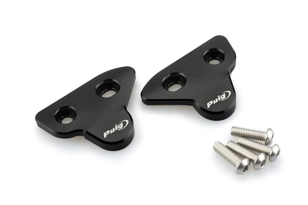 PUIG 3845N Rückspiegel Kappen  passend fuer YAMAHA YZF-R1 Schwarz