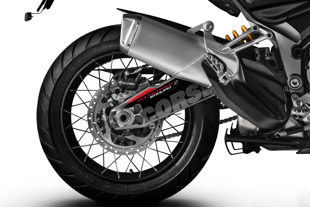 PUIG 20213N Schwingenschutzkit Aufkleber  passend fuer DUCATI MULTISTRADA 1200 ENDURO Schwarz