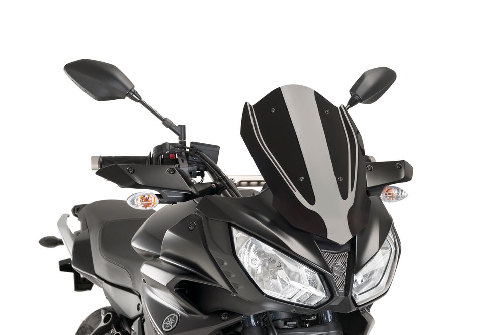 PUIG 9211N Z-Racing Scheibe  passend fuer YAMAHA MT-07 TRACER Schwarz
