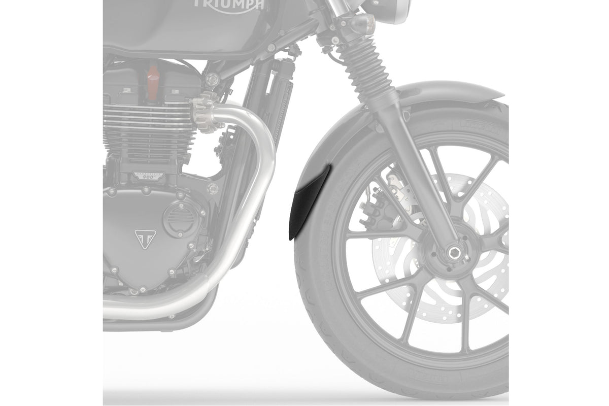 PUIG 9224N Verlängerung des vorderen Schutzblechs  passend fuer TRIUMPH STREET TWIN Schwarz