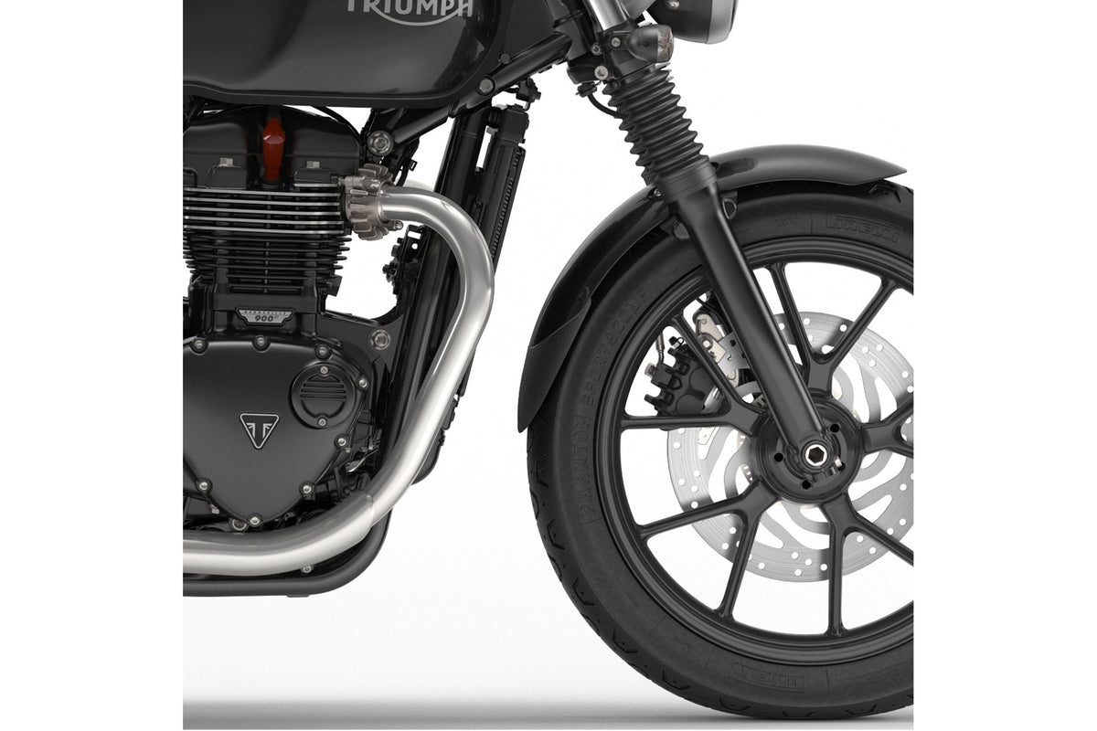 PUIG 9224N Verlängerung des vorderen Schutzblechs  passend fuer TRIUMPH STREET TWIN Schwarz
