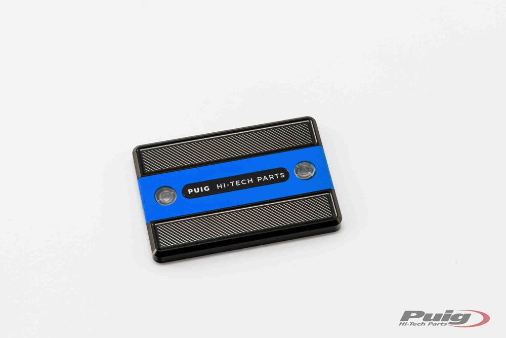 PUIG 9267A Vorderer Bremsflüssigkeitsbehälterdeckel  passend fuer YAMAHA FZ1 FAZER Blau