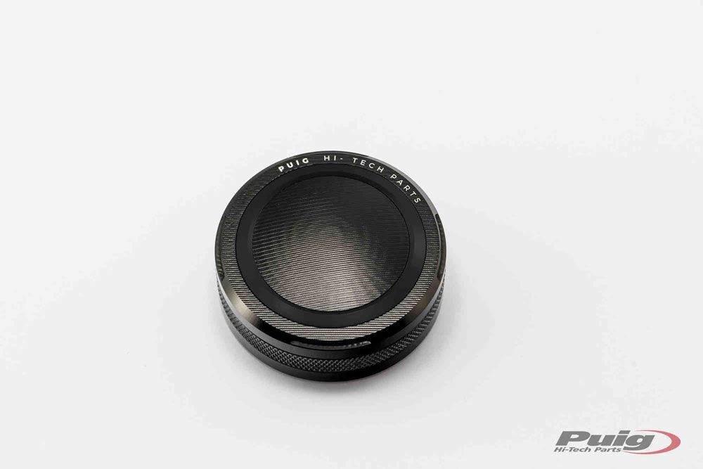 PUIG 9264N Vorderer Bremsflüssigkeitsbehälterdeckel  passend fuer SUZUKI GSX-R750 Schwarz