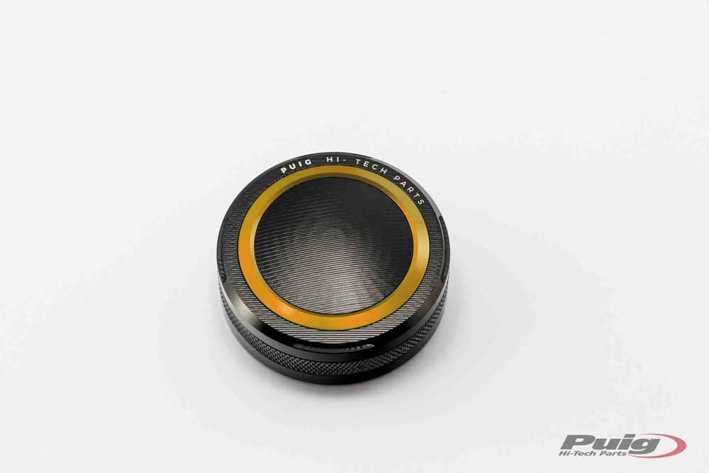 PUIG 9264O Vorderer Bremsflüssigkeitsbehälterdeckel  passend fuer SUZUKI GSX-R750 Gold