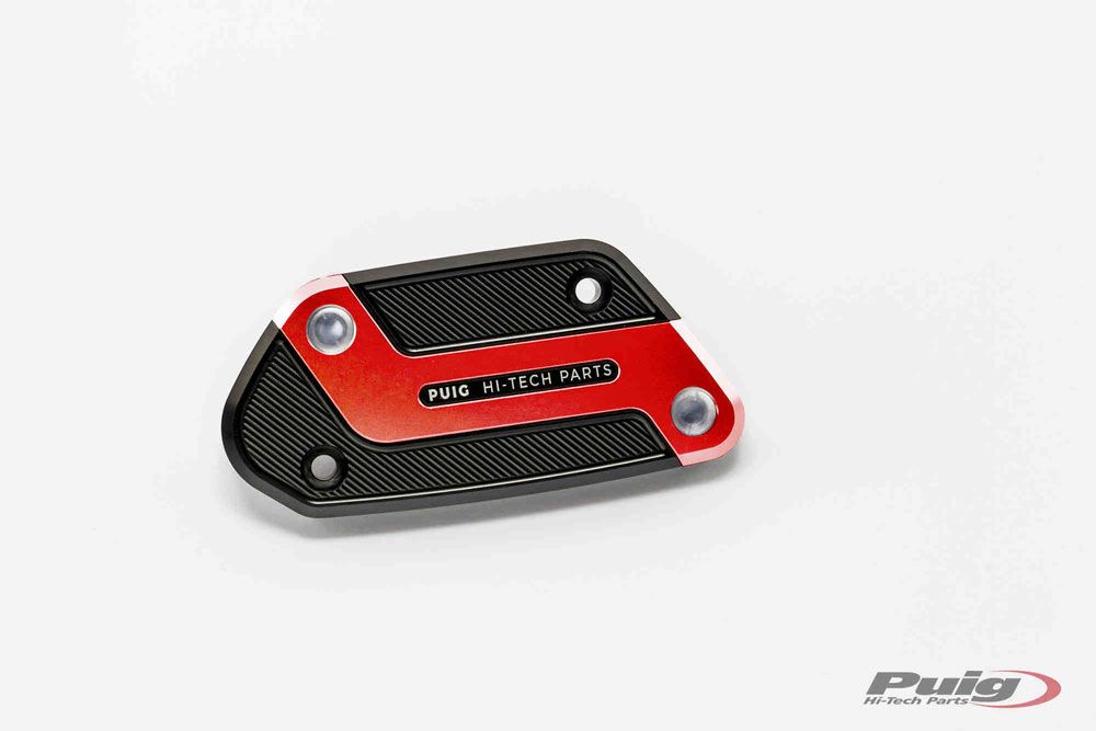 PUIG 9273R Vorderer Bremsflüssigkeitsbehälterdeckel  passend fuer BMW R1200GS Rot