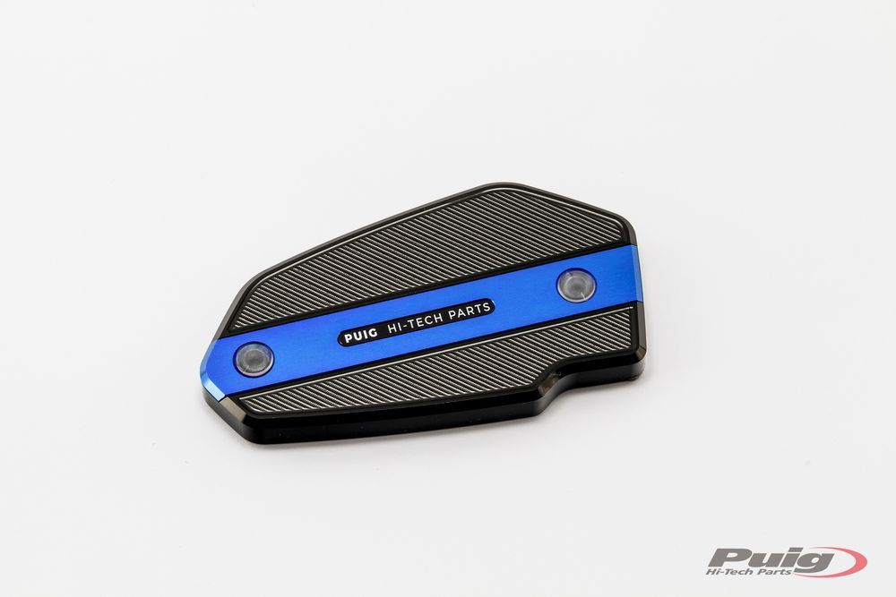 PUIG 9275A Vorderer Bremsflüssigkeitsbehälterdeckel  passend fuer KAWASAKI VERSYS 650 Blau