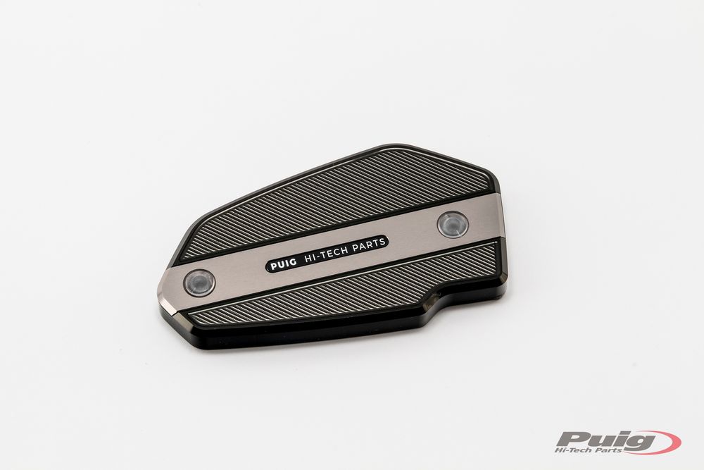 PUIG 9275P Vorderer Bremsflüssigkeitsbehälterdeckel  passend fuer KAWASAKI VERSYS 650 Silber