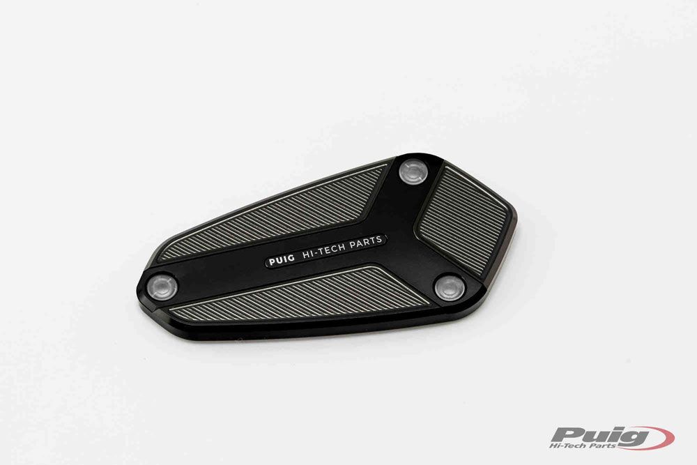 PUIG 9277N Vorderer Bremsflüssigkeitsbehälterdeckel  passend fuer KAWASAKI Z1000 Schwarz