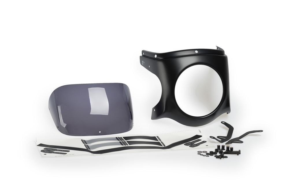 PUIG 9554F Retro-Verkleidungscheibe  passend fuer TRIUMPH BONNEVILLE SPEEDMASTER Stark getönt