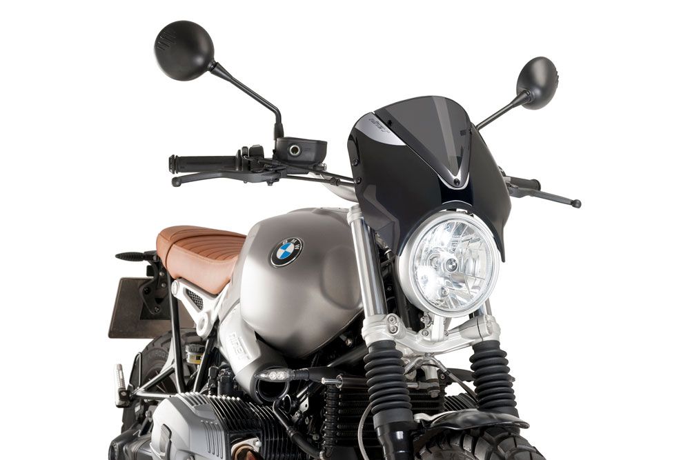 Puig 9338F Retrovision  Kompatibel/Ersatz für BMW R NINE T SCRAMBLER Stark getönt