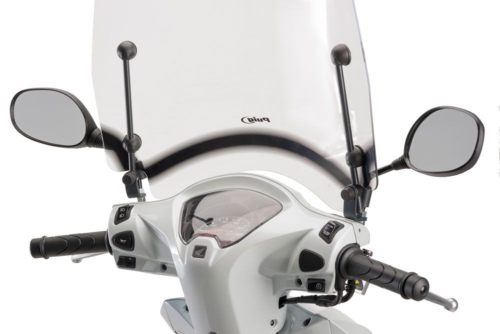 PUIG 9342W Rollerscheibe T.S.  passend fuer HONDA VISION 110 E4 Transparent