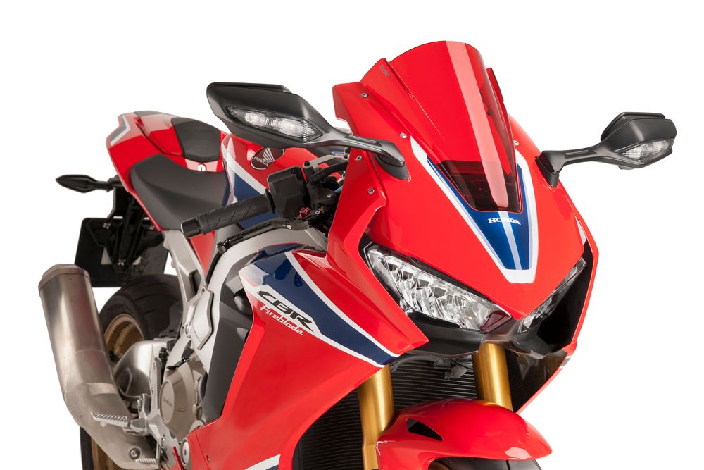 PUIG 9407R Z-Racing Scheibe  passend fuer HONDA CBR1000RR FIREBLADE SP Rot