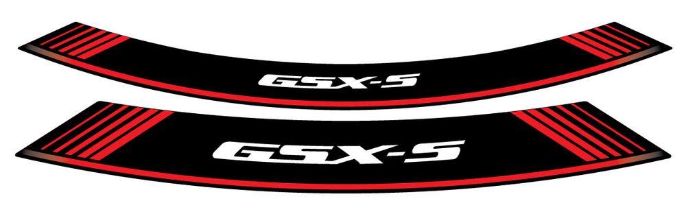 PUIG 9442R Rim Strips Specials  passend fuer SUZUKI GSX-S1000 Rot