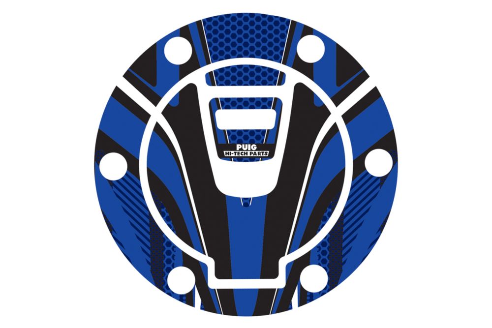 PUIG 9447A Tankdeckelabdeckungen Radikal  passend fuer KTM 1290 SUPER ADVENTURE T Blau