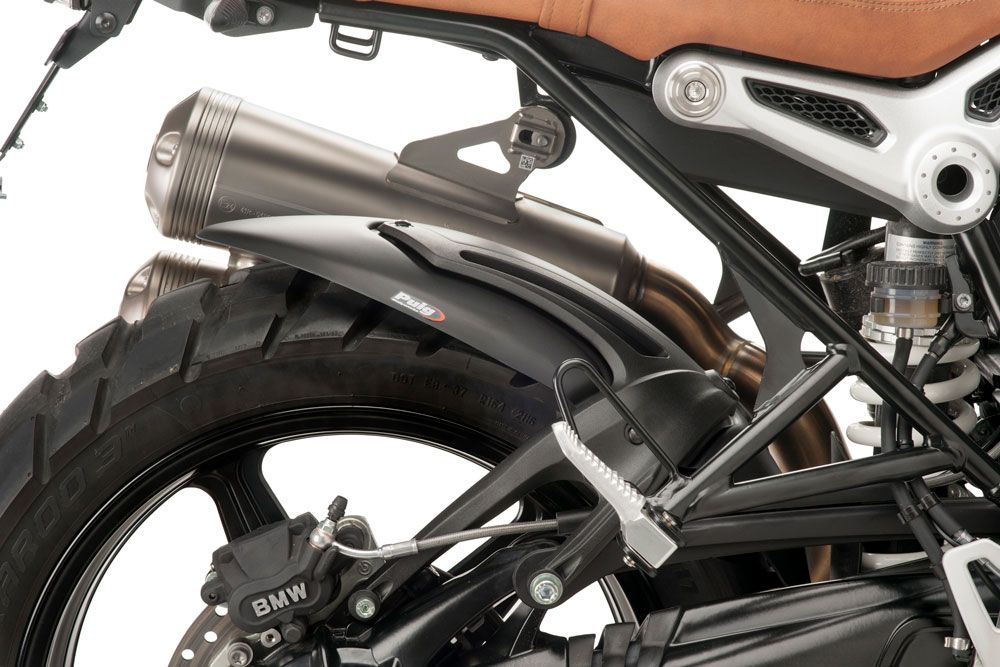 PUIG 9464J Hinterradabdeckungen   passend fuer BMW R NINET SCRAMBLER Mattschwarz