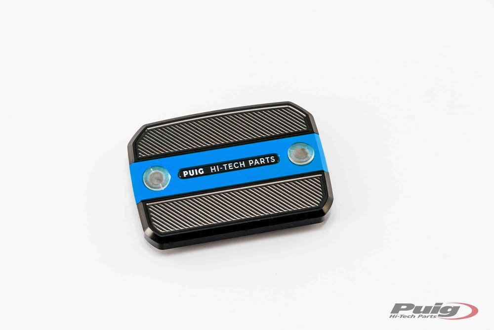 PUIG 9499A Vorderer Bremsflüssigkeitsbehälterdeckel  passend fuer DUCATI MONSTER 696 Blau