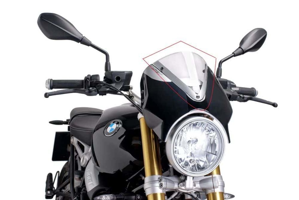 PUIG 7012W Retrovision  passend fuer BMW R NINET Transparent
