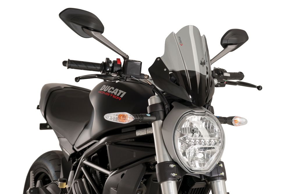 PUIG 8900F Sportscheibe  passend fuer DUCATI MONSTER 1200 S Stark getönt