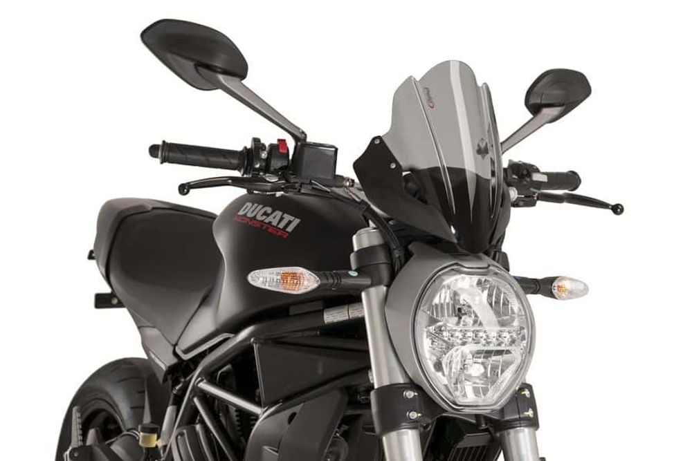 PUIG 8900F Sportscheibe  passend fuer DUCATI MONSTER 1200 Stark getönt