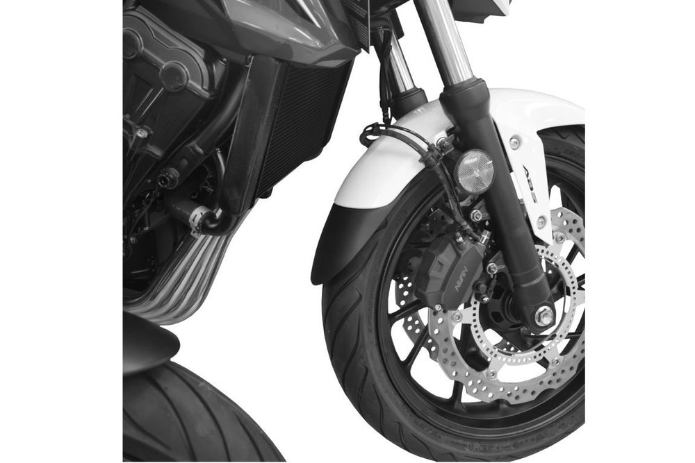 PUIG 8488N Verlängerung des vorderen Schutzblechs  passend fuer HONDA CB650F Schwarz