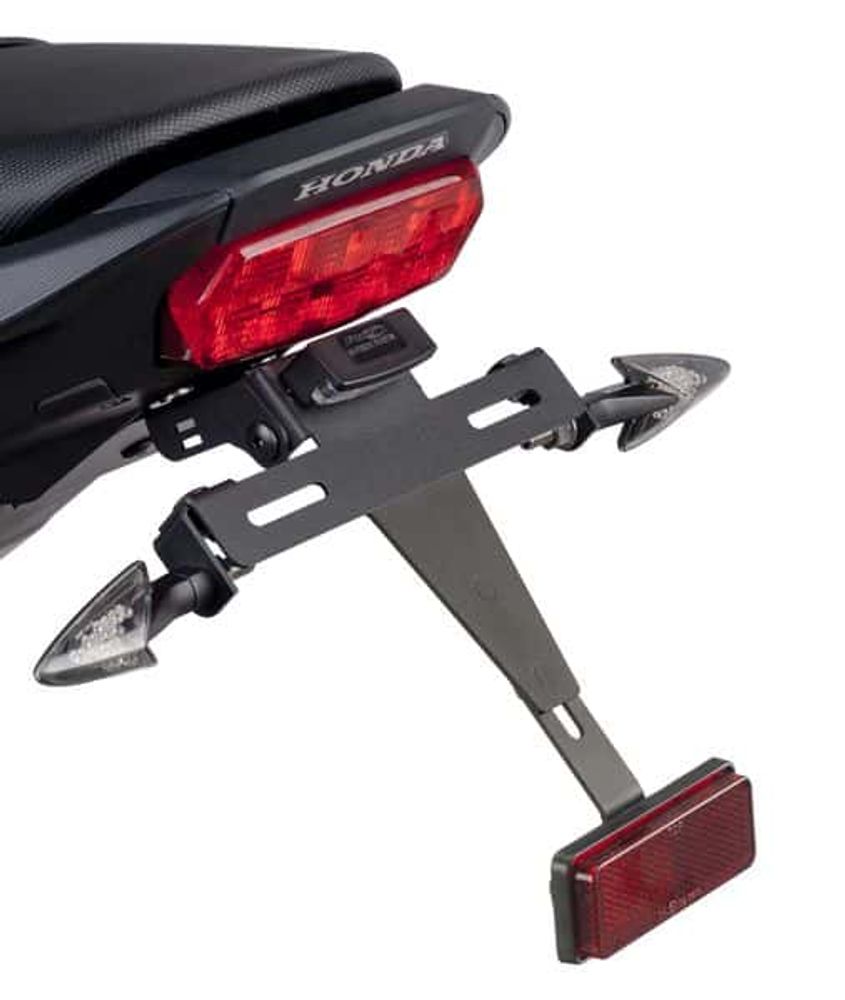 PUIG 7100N Kennzeichenhalters  passend fuer HONDA CB650F Schwarz