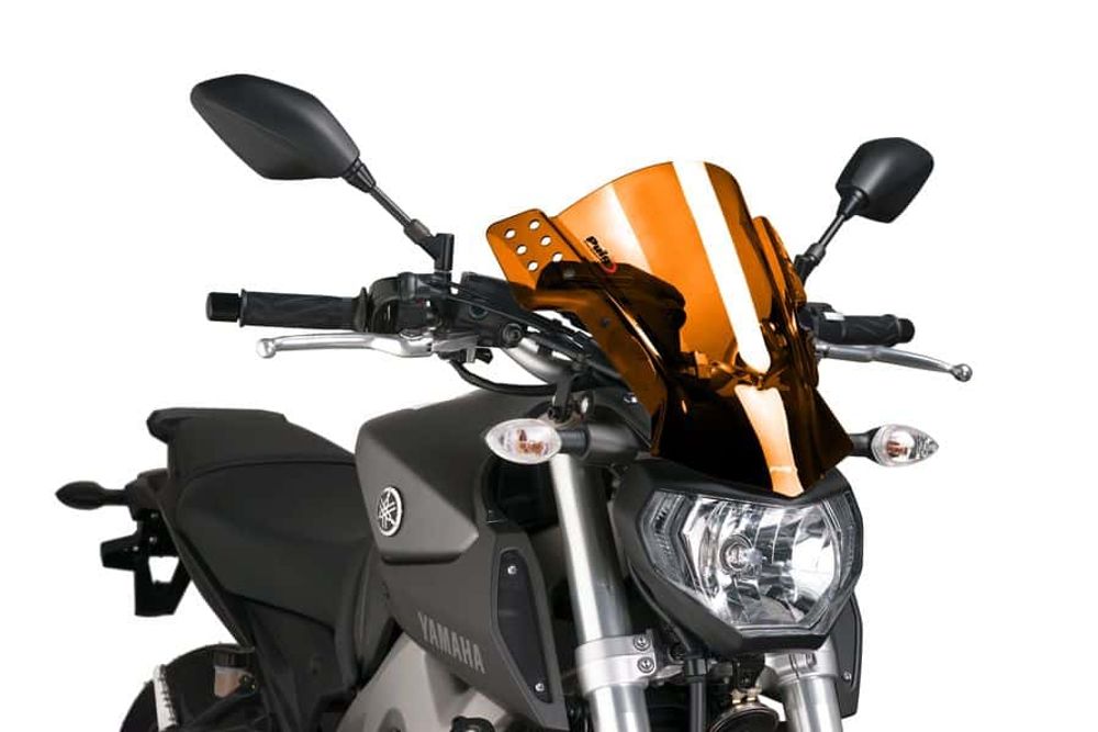 PUIG 6894T Rafale  passend fuer YAMAHA MT-09 Orange