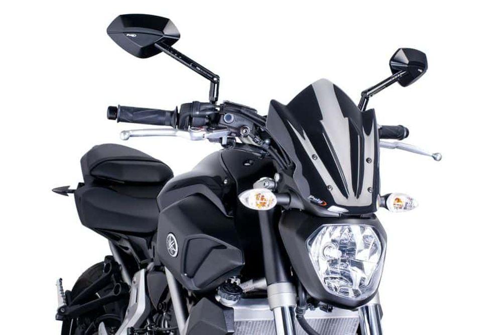 PUIG 7015N New Generation Sport  passend fuer YAMAHA MT-07 Schwarz