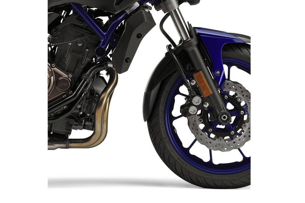 PUIG 7565N Verlängerung des vorderen Schutzblechs  passend fuer YAMAHA MT-07 Schwarz