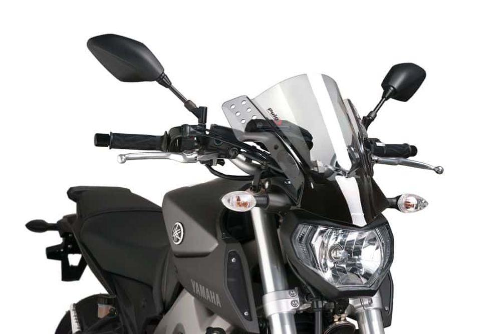 PUIG 6894W Rafale  passend fuer YAMAHA MT-09 Transparent