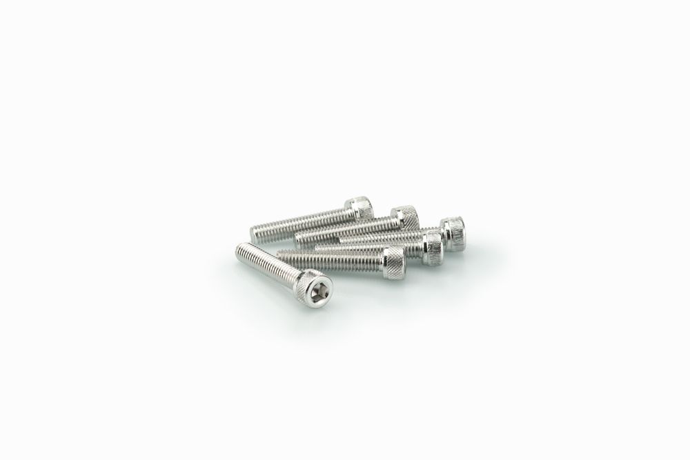 PUIG 0185P Muttern aus Anodisierten Aluminium  passend fuer UNIVERSAL UNIVERSAL Silber