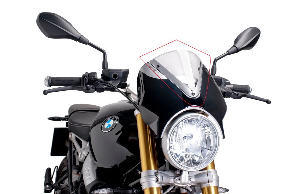 PUIG 7012W Retrovision  passend fuer BMW R NINET Transparent