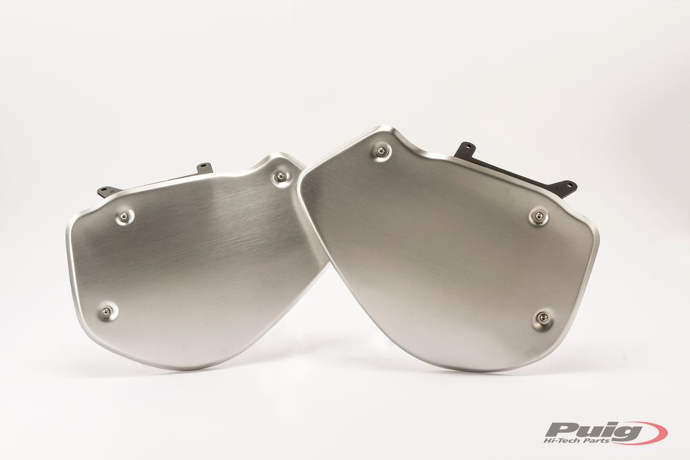 PUIG 9590P Retro Seitendeckel  passend fuer BMW R NINET Silber
