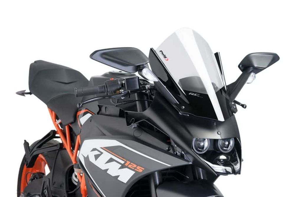PUIG 7004W Z-Racing Scheibe  passend fuer KTM RC125 Transparent