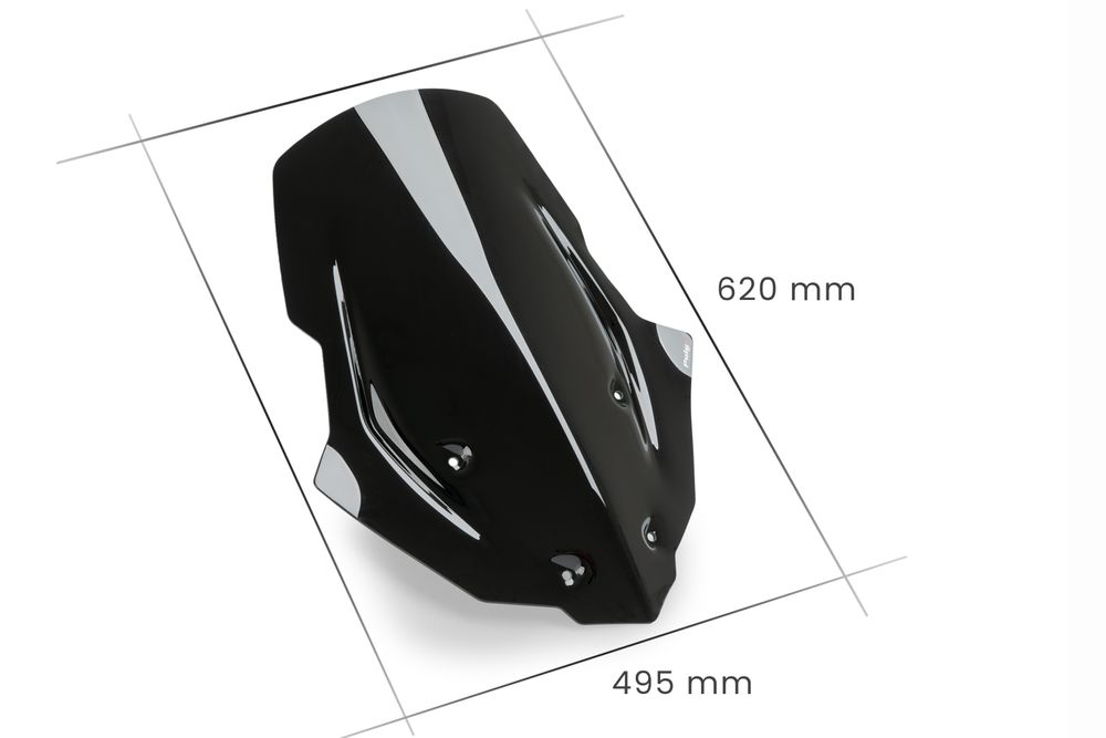 PUIG 9613N Tourenscheibe  passend fuer TRIUMPH TIGER EXPLORER XR Schwarz